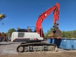 Side of used Excavator